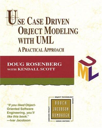 Cover of Use Case Driven Object Modeling